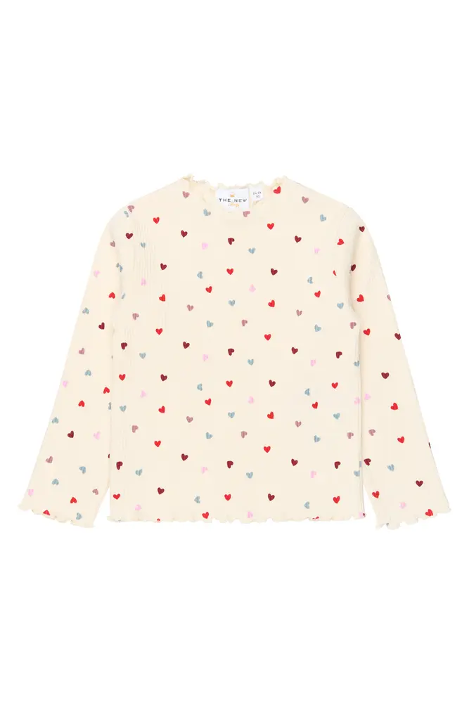 The New Siblings Vera Rib Bluse Gardenia 98
