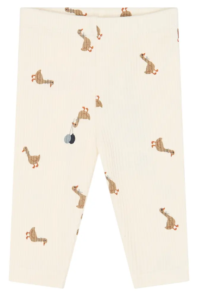 The New Siblings Vito Rib Leggings Gardenia  80
