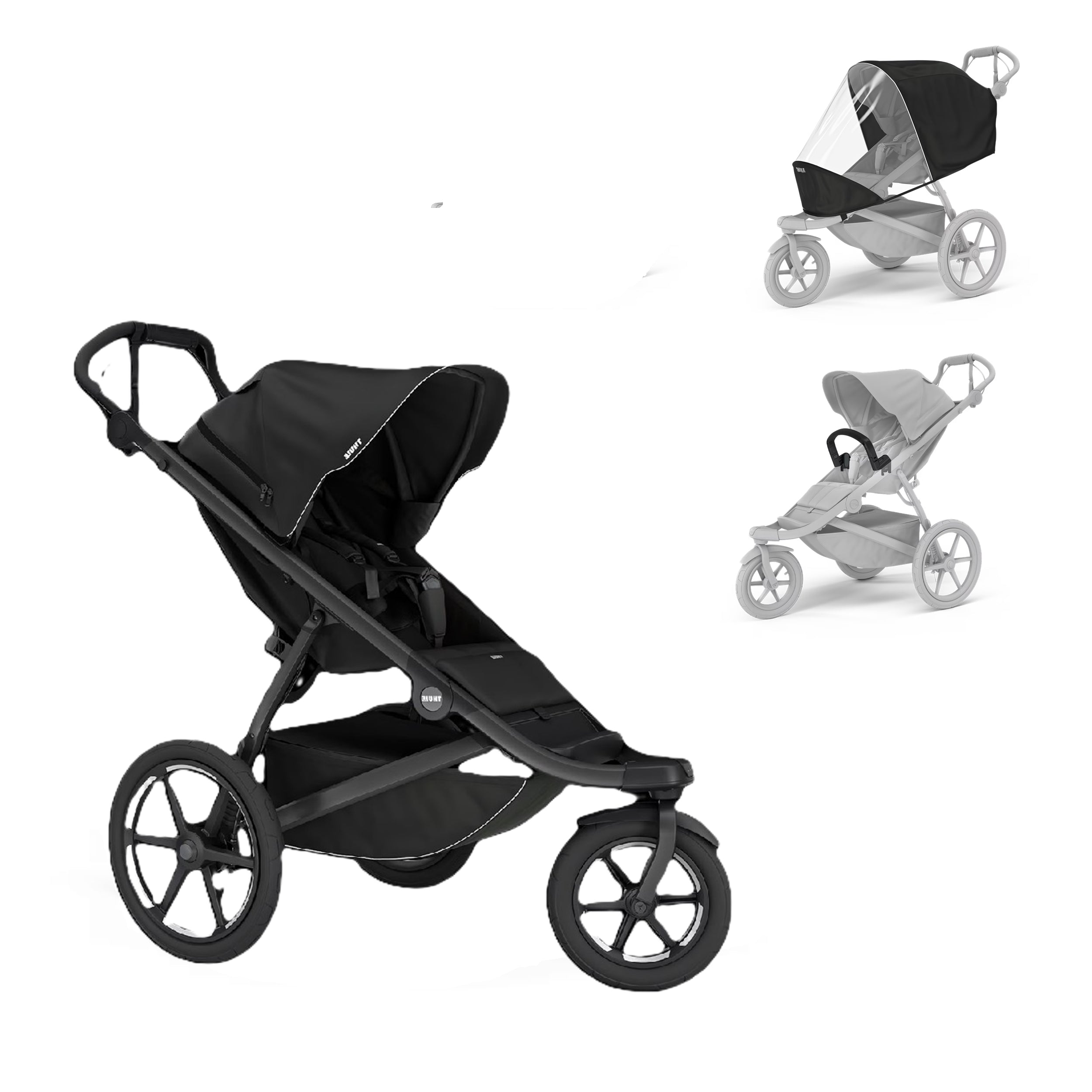 Thule Urban Glide   Inkl  Tilbehør  Sort