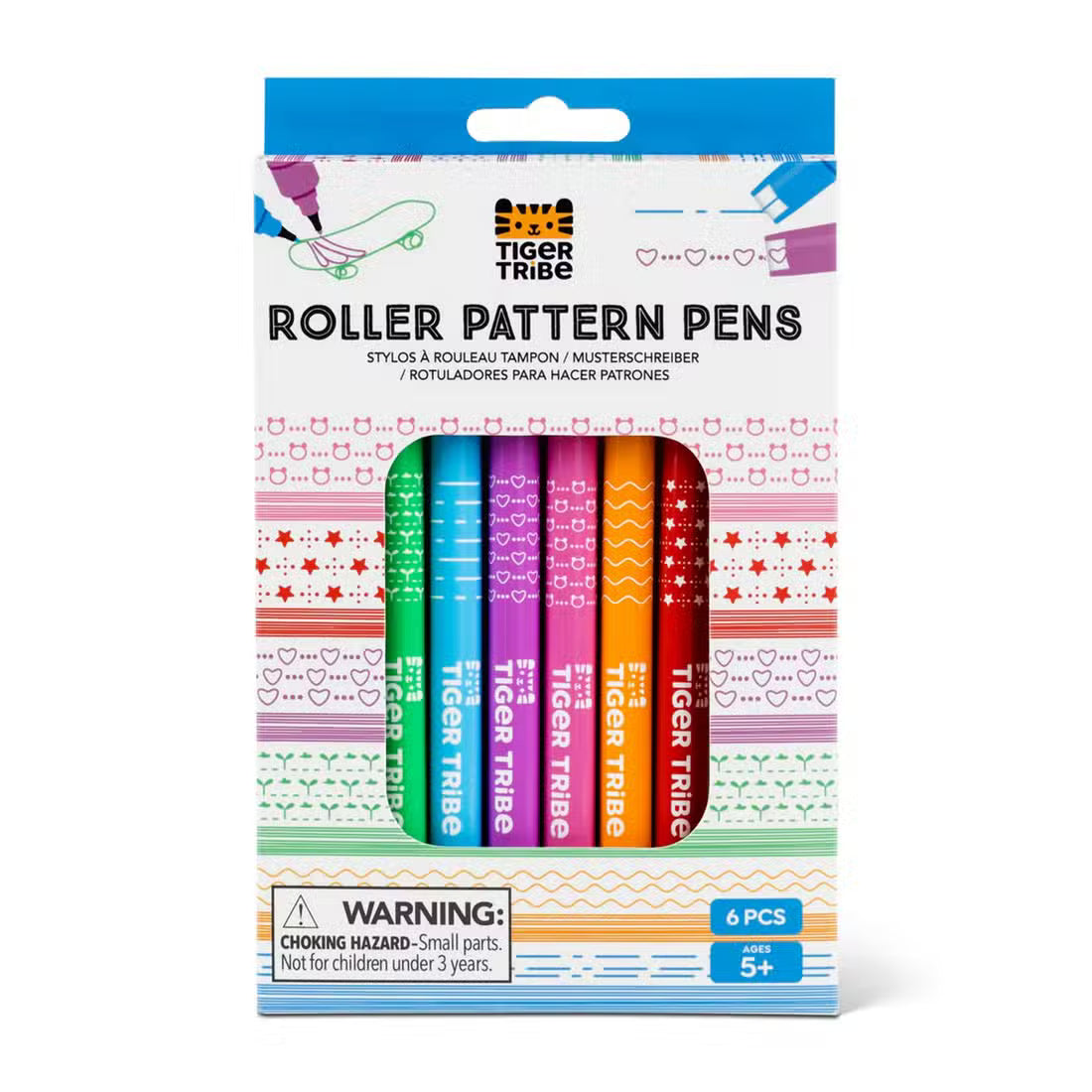 Tiger Tribe Roller Pattern Pens
