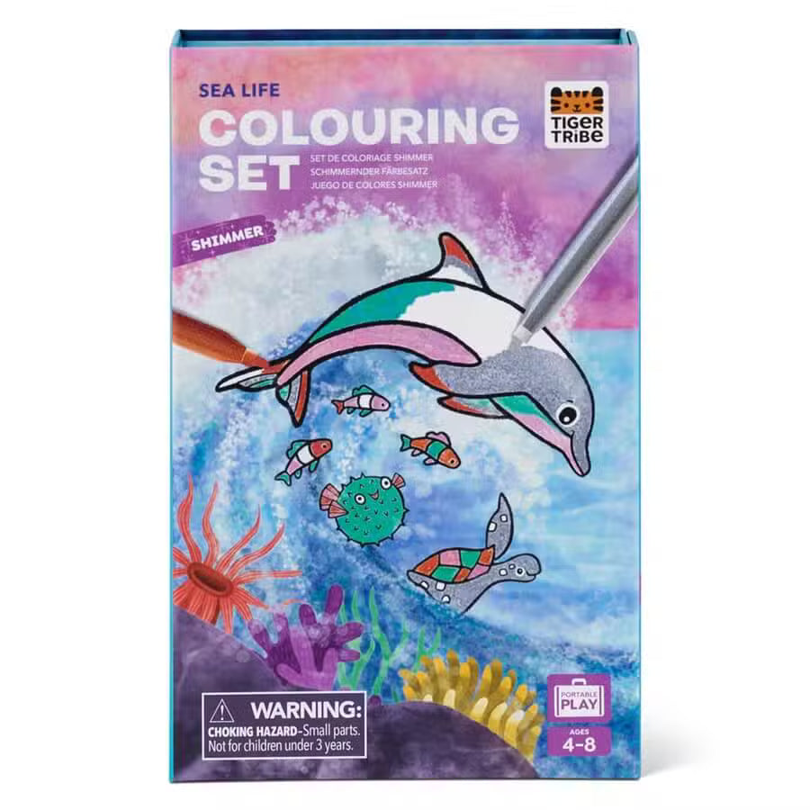 Tiger Tribe Tegnesæt Shimmer Sea Life