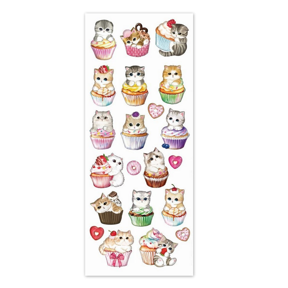 Tinka Klistermærker Kat   Cupcake