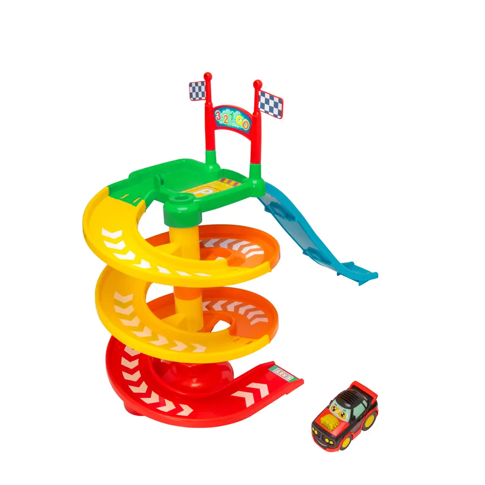 Tiny Teamsterz Beep   Go Twisting Tower With   Car
