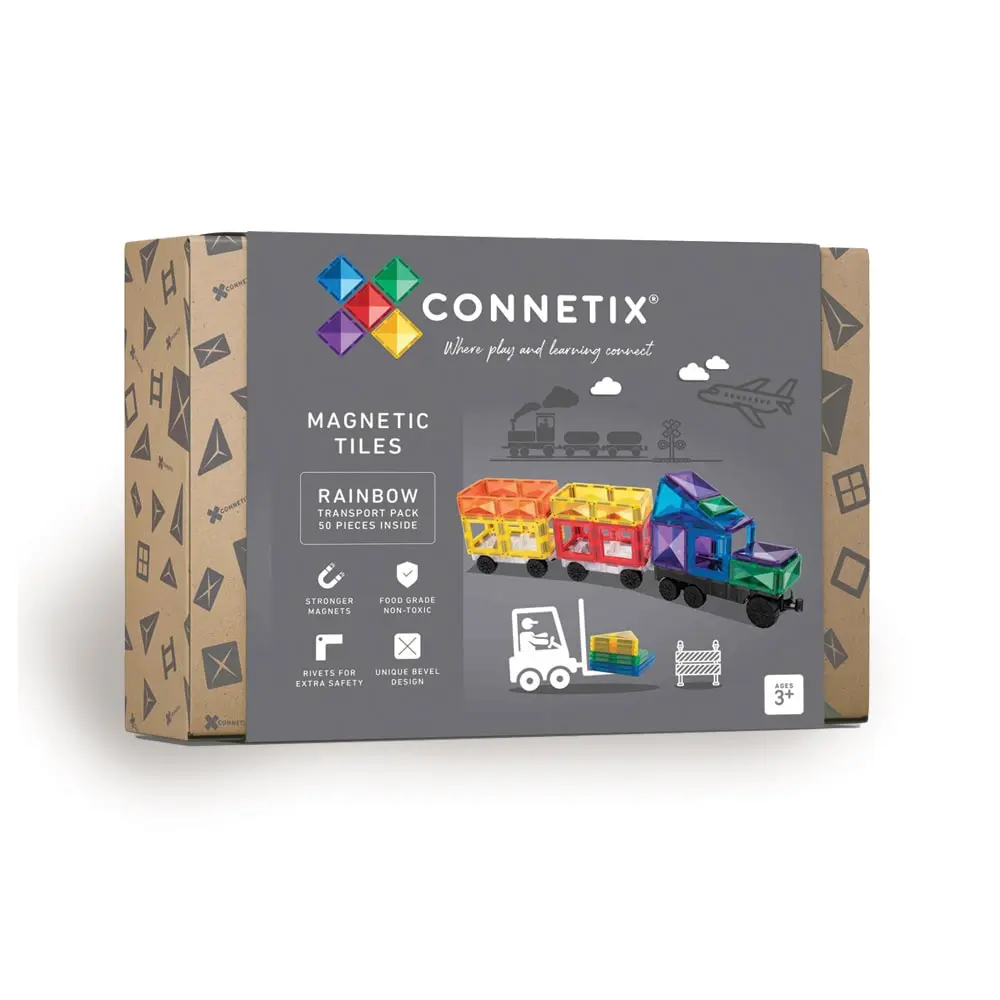 Transport Pack Magnetsæt 50 Dele Rainbow