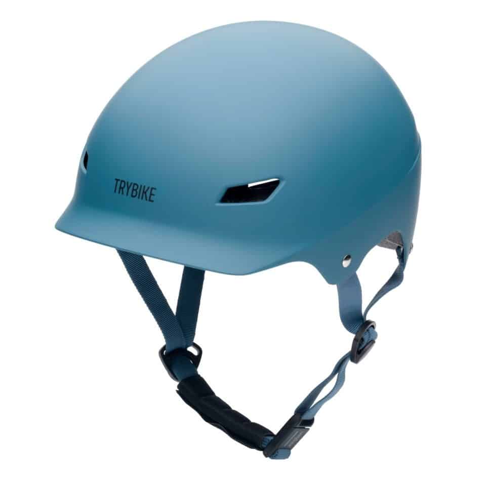 Trybike Cykelhjelm Retro Vintage Blå- : 51-56 Cm