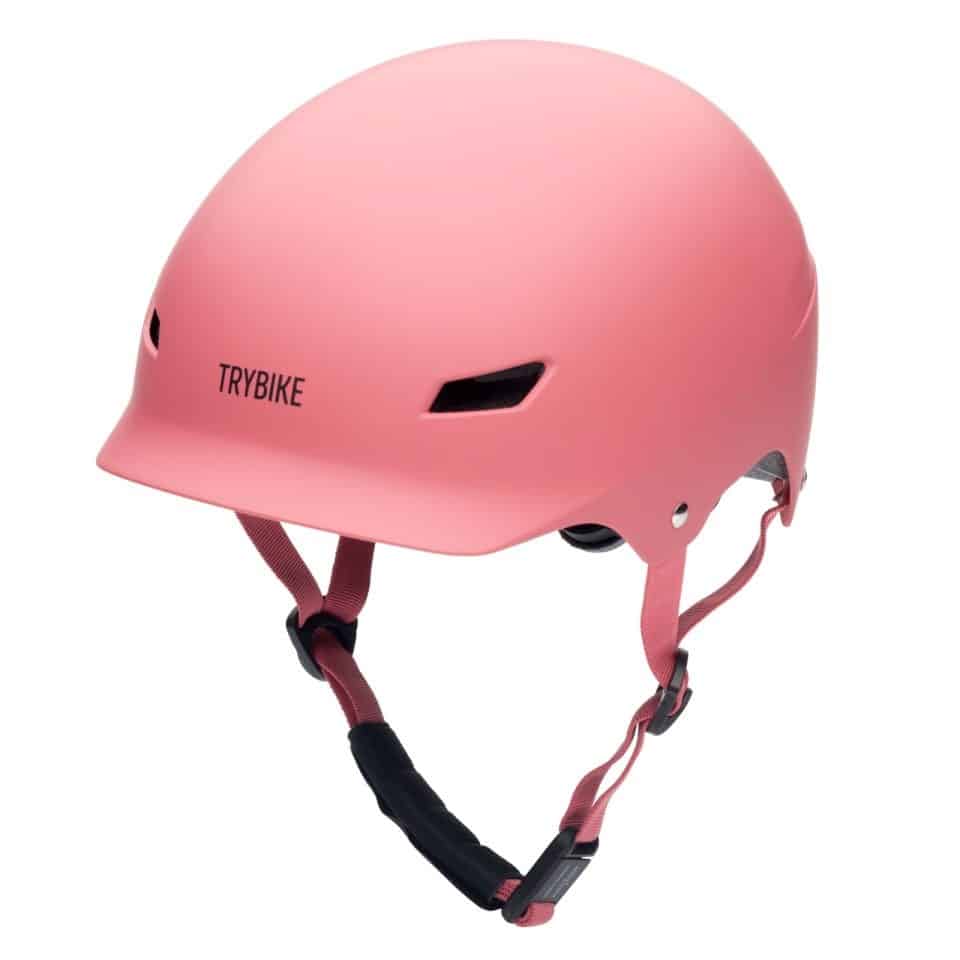 Trybike Cykelhjelm Retro Vintage Rosa- : 51-56 Cm