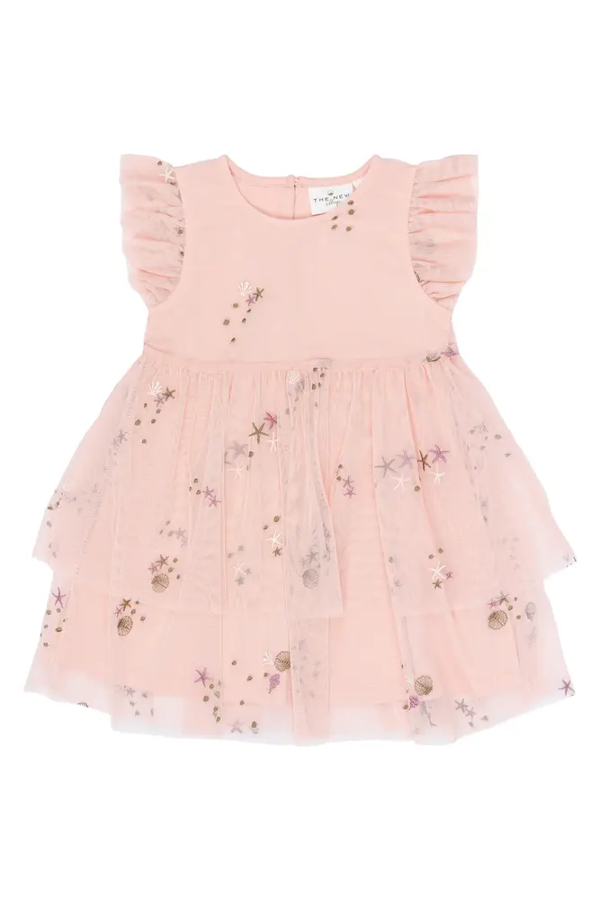 Tulla Kjole Peach Whip Emb 92