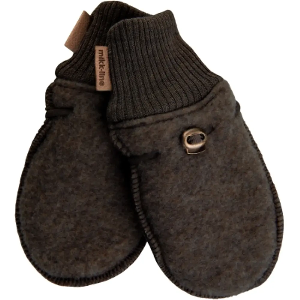 Uld Vanter Dark Brown Melange 74 80