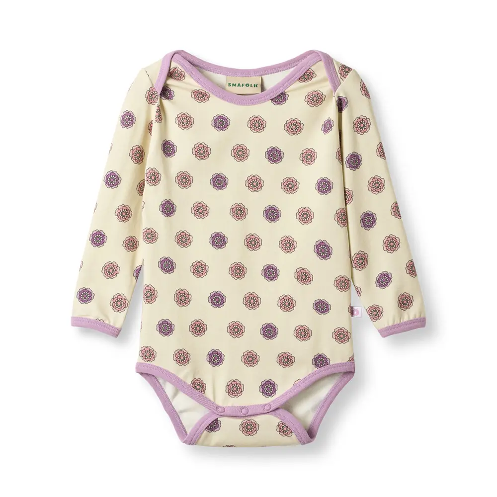 Ulm Langærmet Body Blomster Vanilla 80