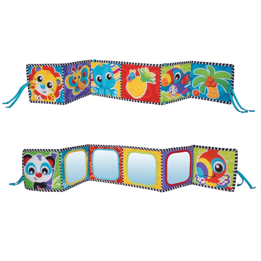 Vendbar Stofbog Med Spejl Playgro