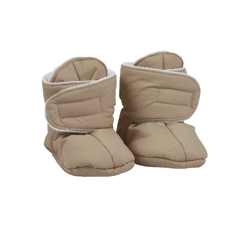 Voksi Baby Booties Dark Sand  -1y