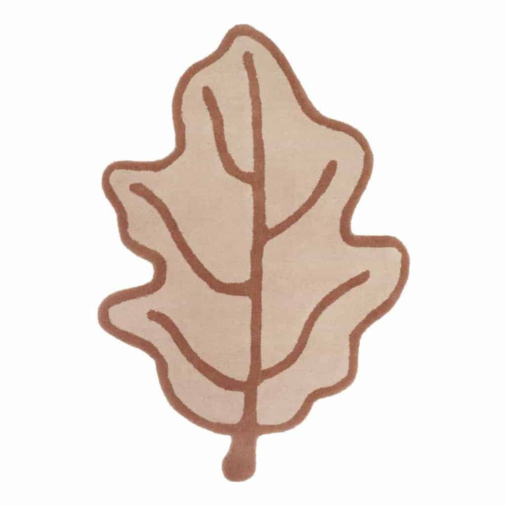 We Are Bitte Leaf Gulvtæppe Brown