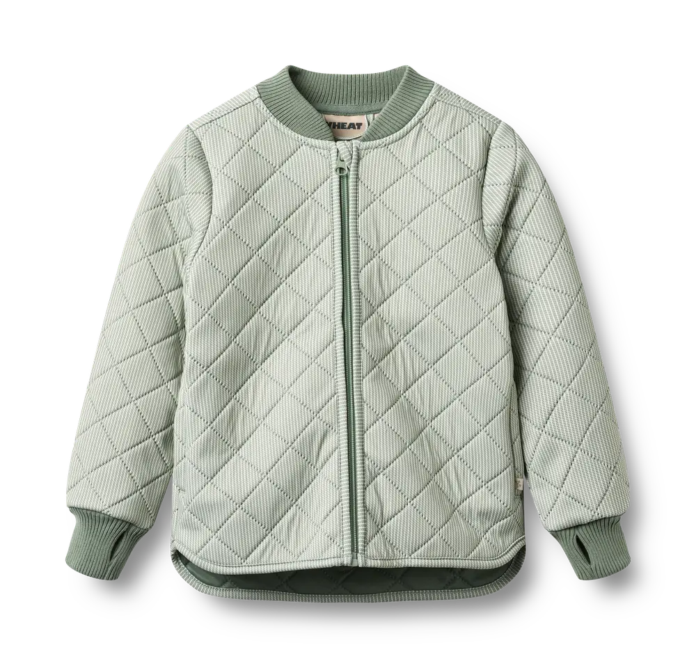 Loui Termojakke Green Stripe 98