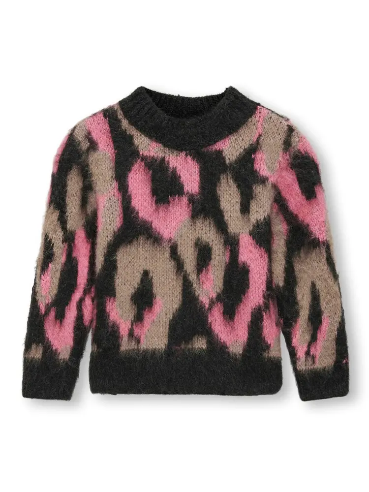 Wild Langærmet  -neck Strik Pirate Black 92