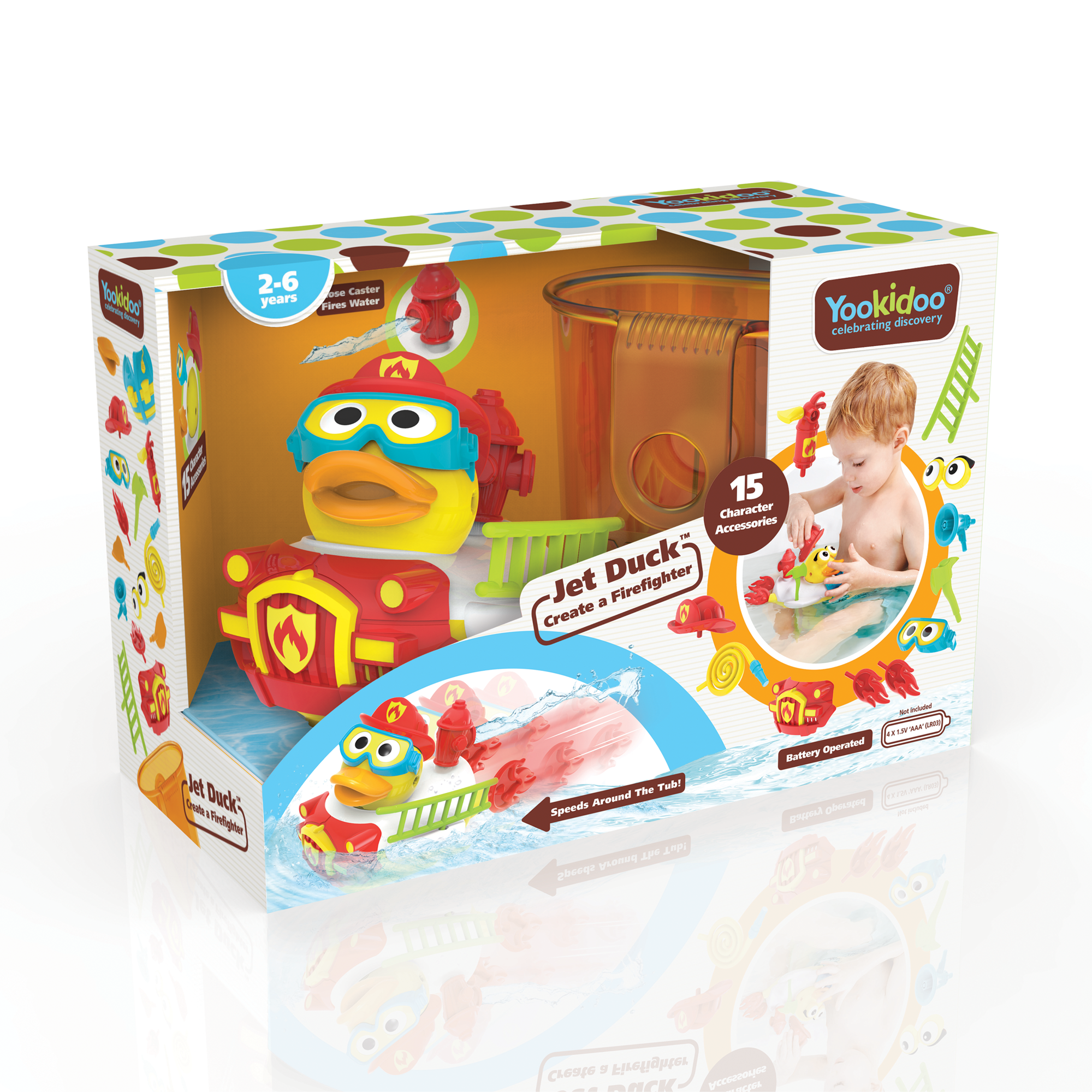 Yookidoo Jet Duck Lav En Brandmand