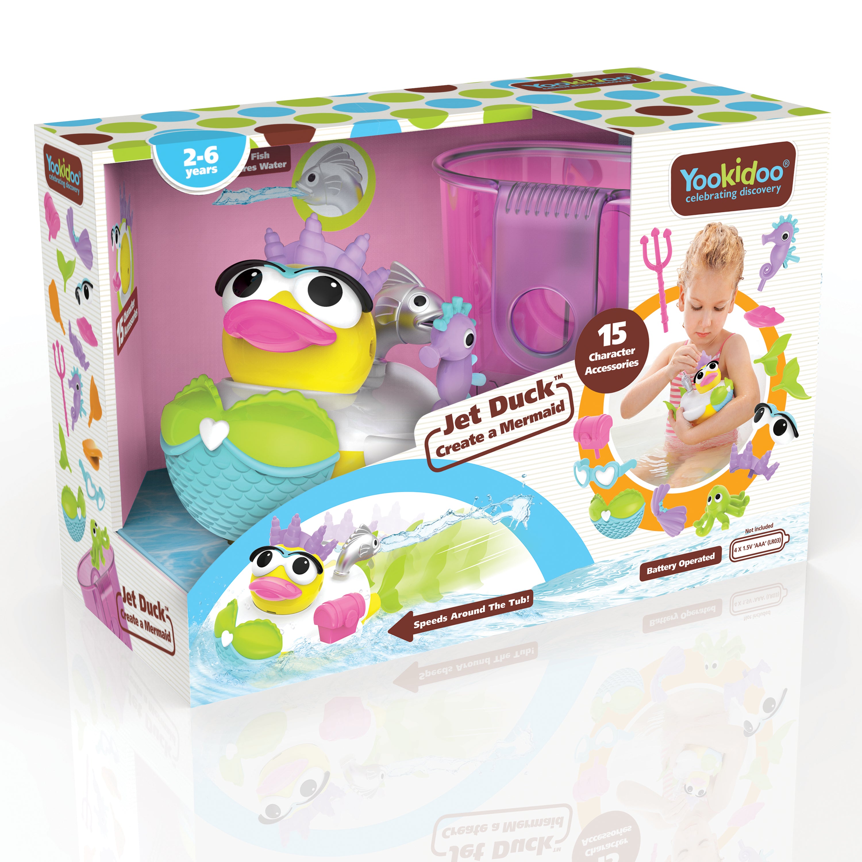 Yookidoo Jet Duck Lav En Havfrue