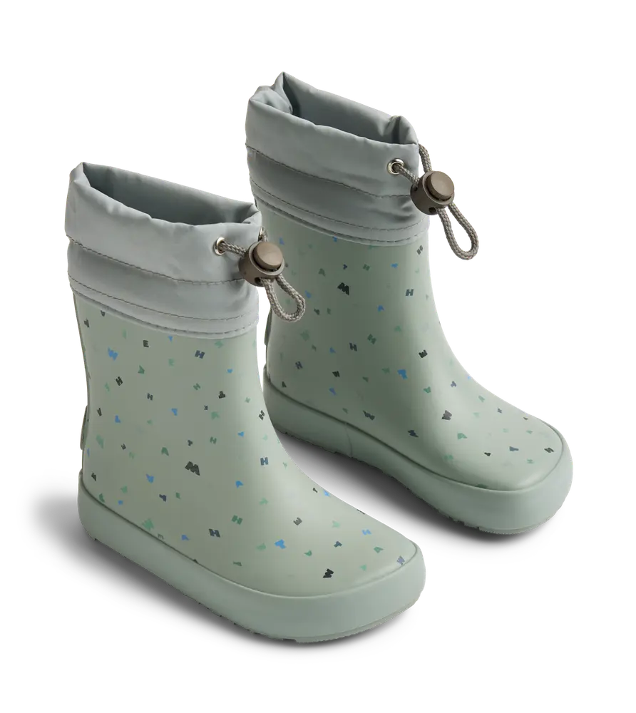 Zerro Barefoot Termo Gummistøvle Light Flint Letters 30