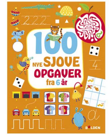 Aktivitetsbog 100 Nye Sjove Opgaver   år Orange
