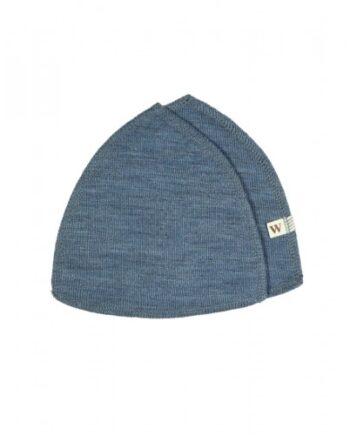Ammeindlæg   100  økologisk Merino Uld    Sæt  Oeko-texâ  Blue Melange Medium  Ca  15 Cm   Diameter