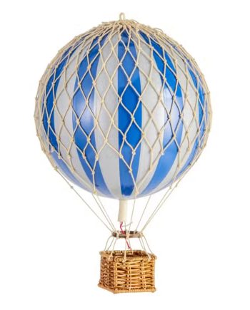 Authentic Models Luftballon 18 Cm Sølv Blå