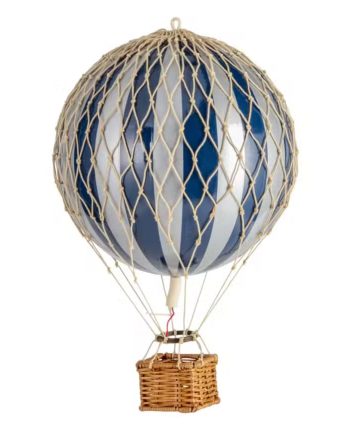 Authentic Models Luftballon 18 Cm Sølv Navy
