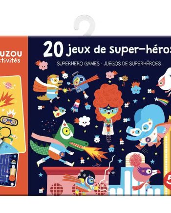 Auzou Aktivitetskort Superhelte 20 Opgaver
