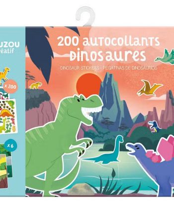 Auzou Klistermærker Dinosaurer 200 Stk