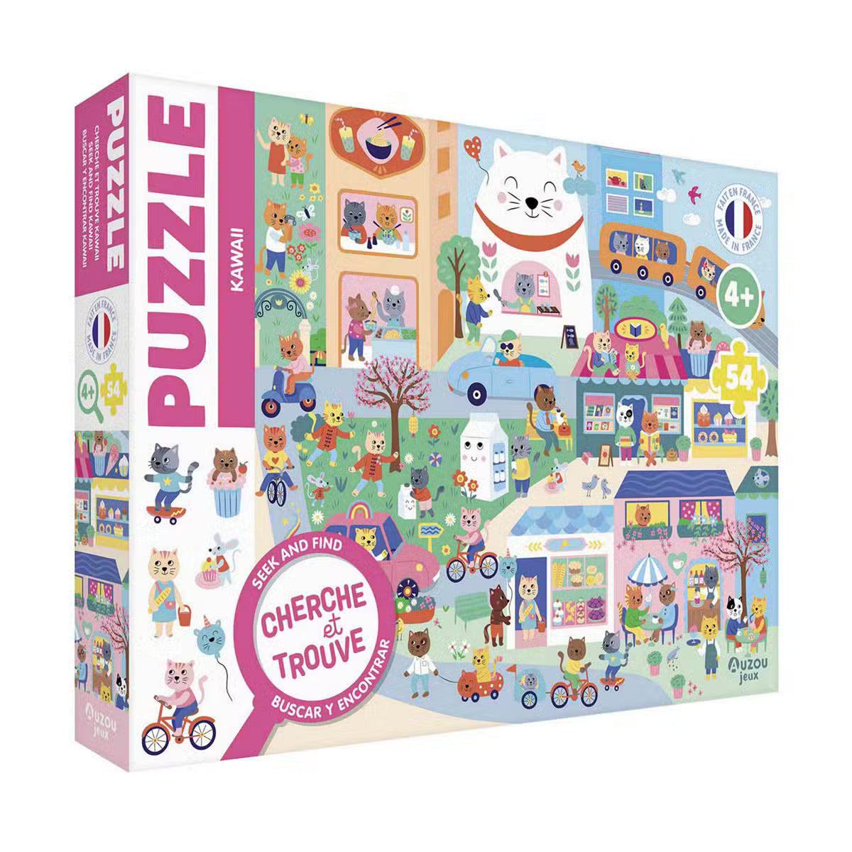 Auzou Puslespil Søg Og Find Kawaii