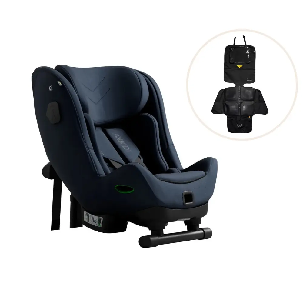 Axkid Minikid   Max Autostol Inkl  Sædebeskytter Glacier Lake Blue
