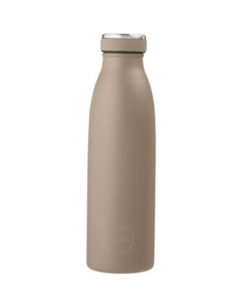 Aya Ida  Drinking Bottle  Drikkeflaske Med Låg  500 Ml  Dusty Brown