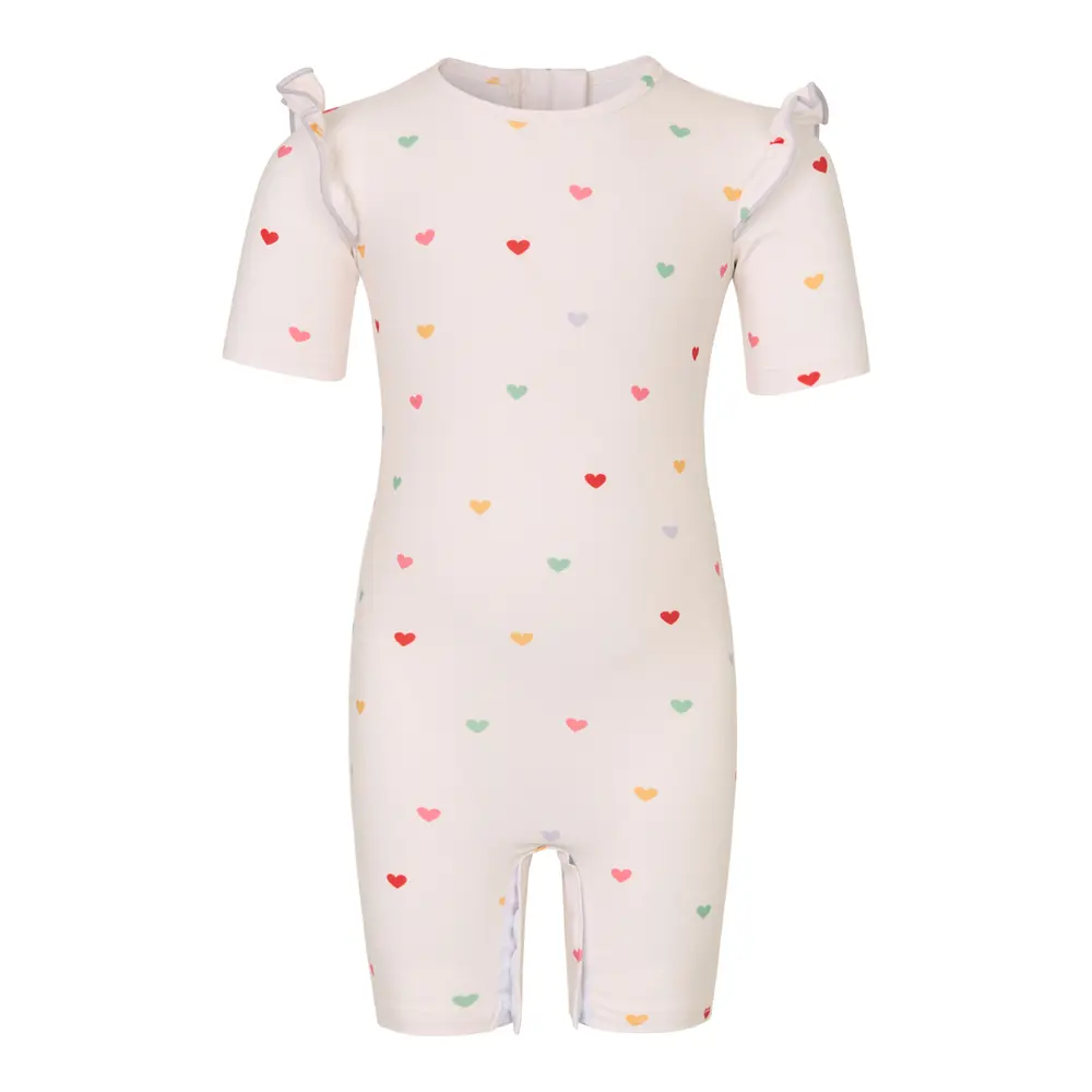 Badeheldragt Hearts Cream  -  Mdr