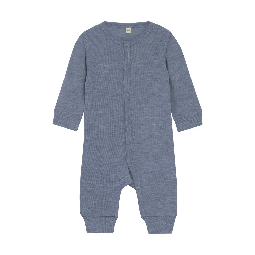 Uld Jumpsuit Solid Folkstone Gray Melange 90