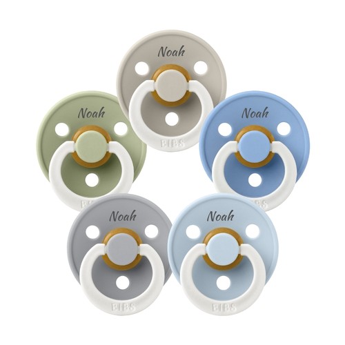 Bibs Colour Night  Str      -  Mdr    Rund Latex  Sutter Med Navn   -pak