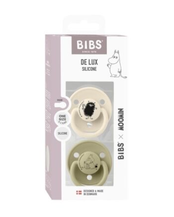 Bibs De Lux Moomin  -pak  Onesize   -36 Mdr  Rund  Silikone