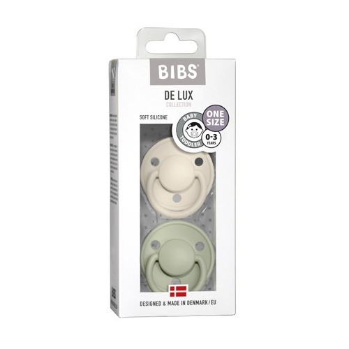 Bibs De Lux  -pak  One Size   -36 Mdr  Rund Silikone