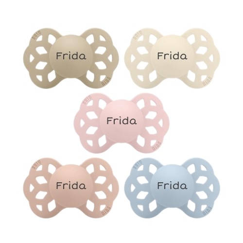 Bibs Infinity  Str        Mdr  Anatomisk Silikone  Sutter Med Navn    -pak