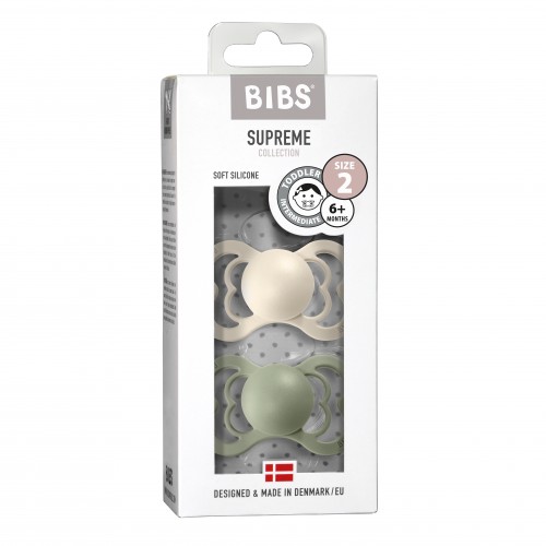 Bibs Supreme  -pak  Str        Mdr  Symmetrisk Silikone