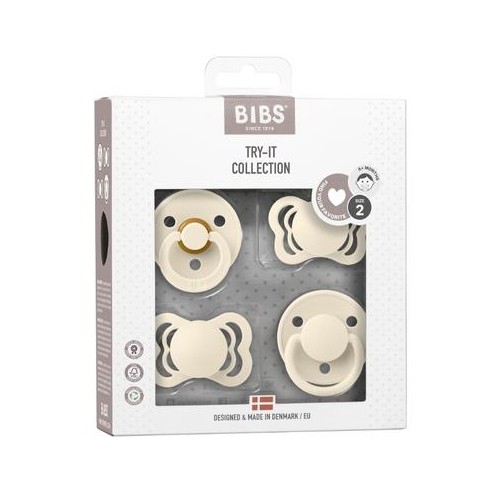 Bibs Try-it-collection  Str        Mdr  Ivory