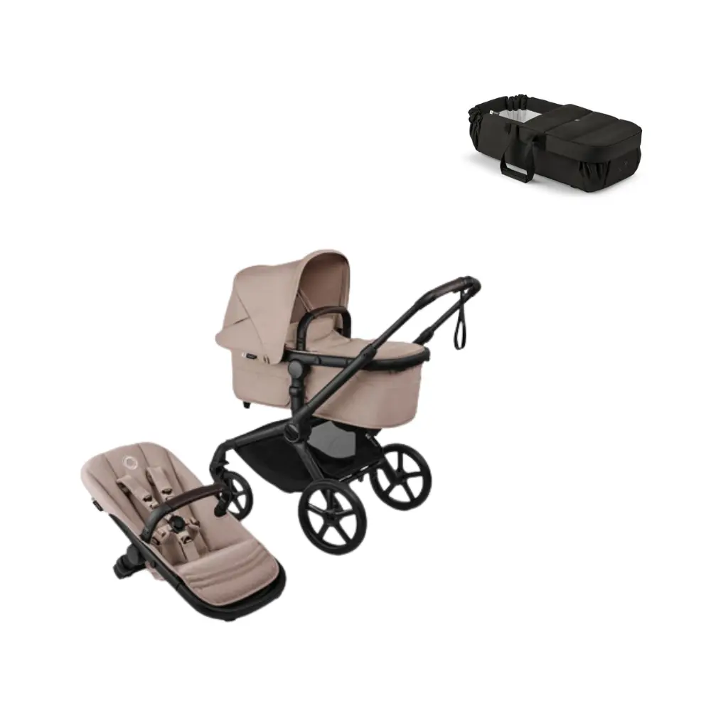 Bugaboo Fox   Renew Kombivogn Med Babynest Black