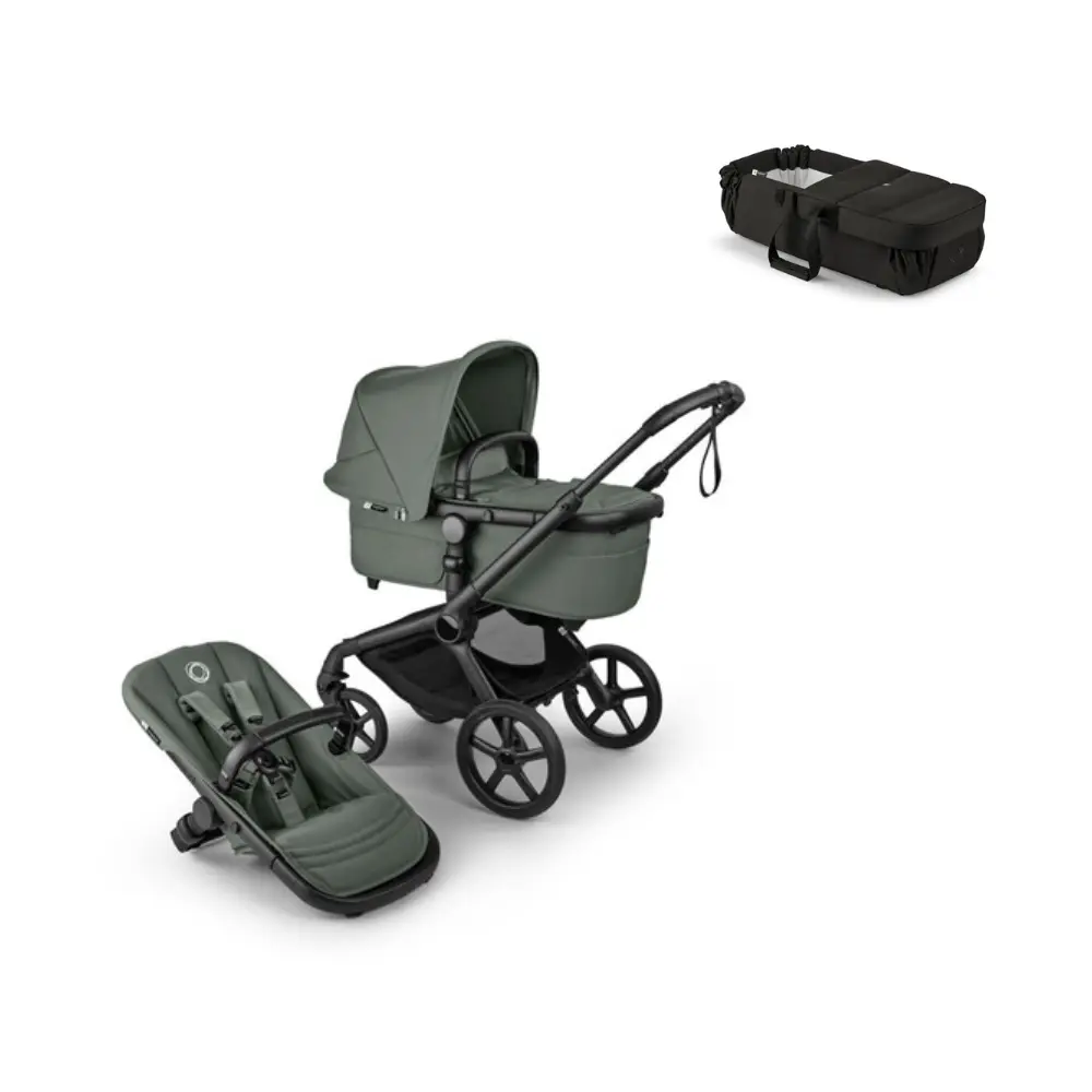 Bugaboo Fox   Renew Kombivogn Med Babynest Black