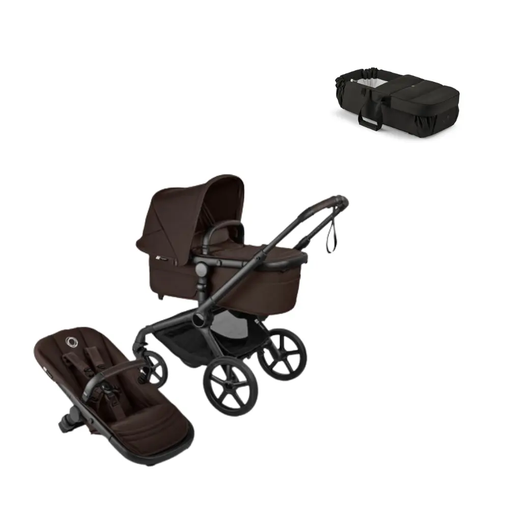 Bugaboo Fox   Renew Kombivogn Med Babynest Black