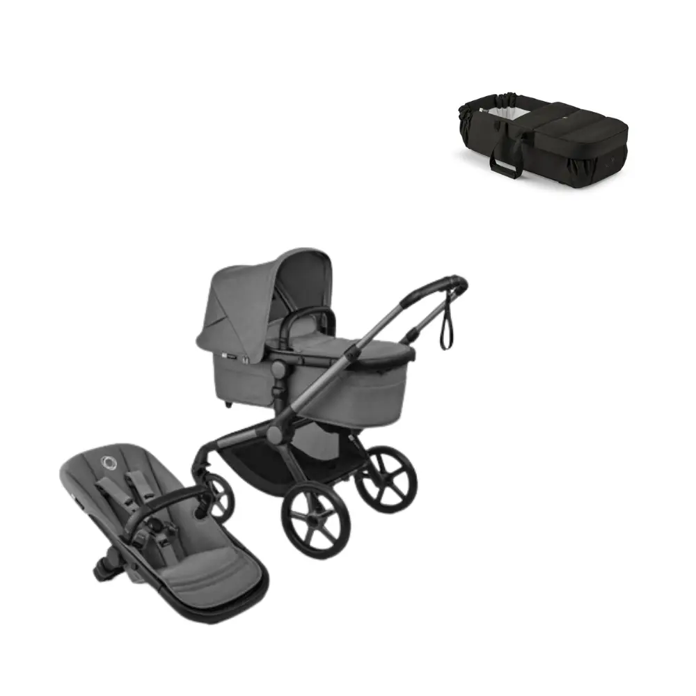 Bugaboo Fox   Renew Kombivogn Med Babynest Black