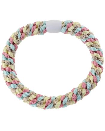 By Stær Elastik Multi Lysegul Beige Glimmer