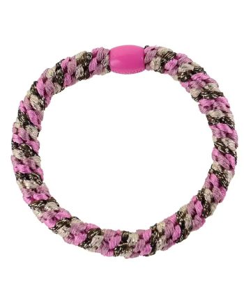 By Stær Elastik Multi Pink Brun Glimmer