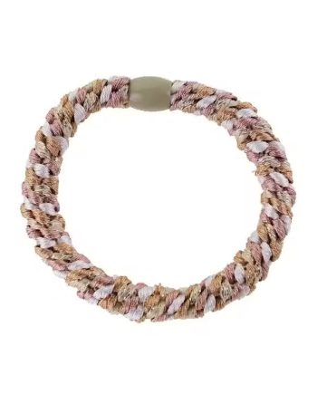 By Stær Elastik Multi Rosa Beige