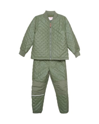 Celavi Coated Termosæt   Fleece- Army 80