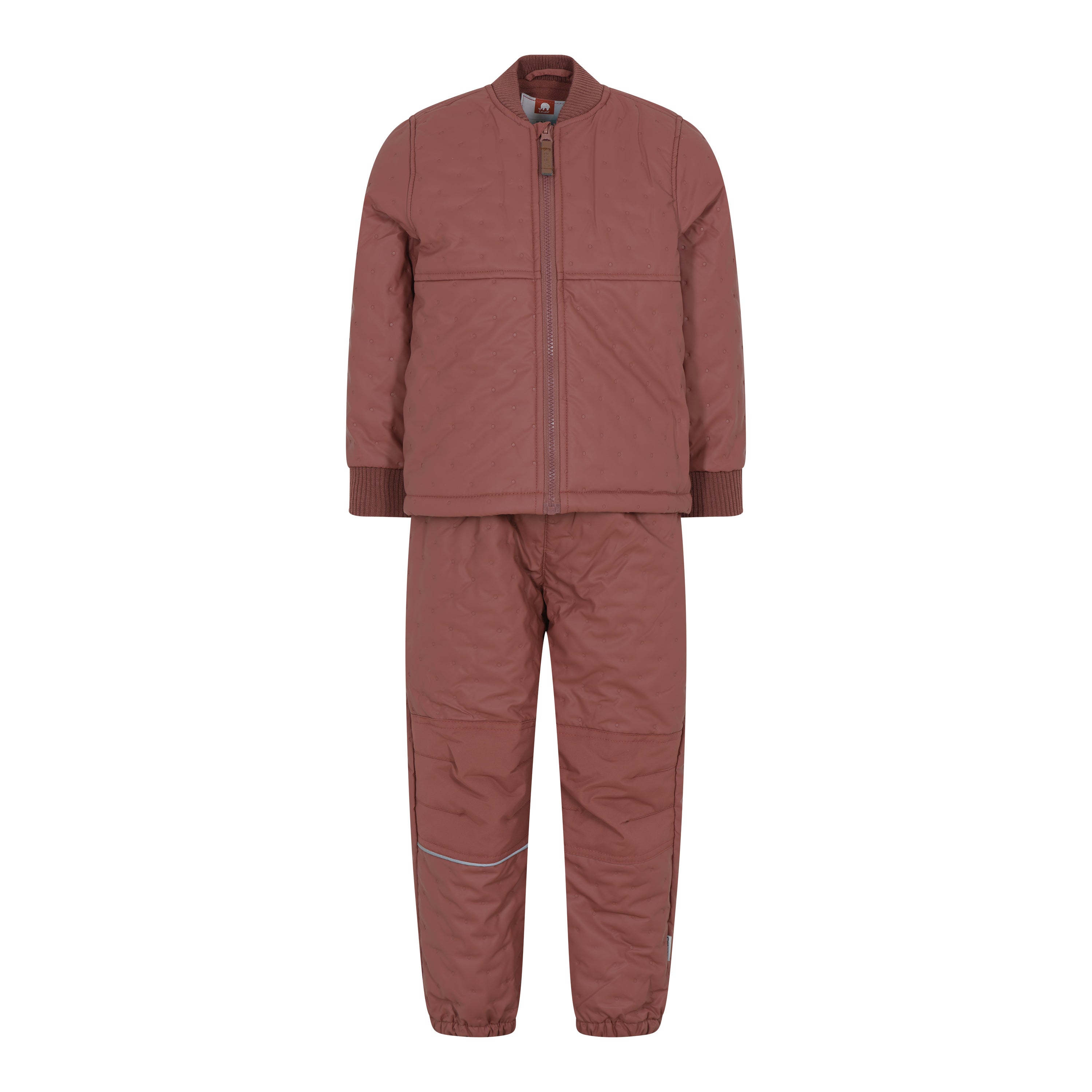 Celavi Coated Termosæt   Fleece- Mahogany 80
