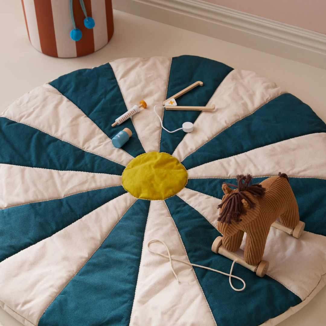Cirkus Legetæppe   112 Cm Kid Apos   Concept Blå Levering   Oktober