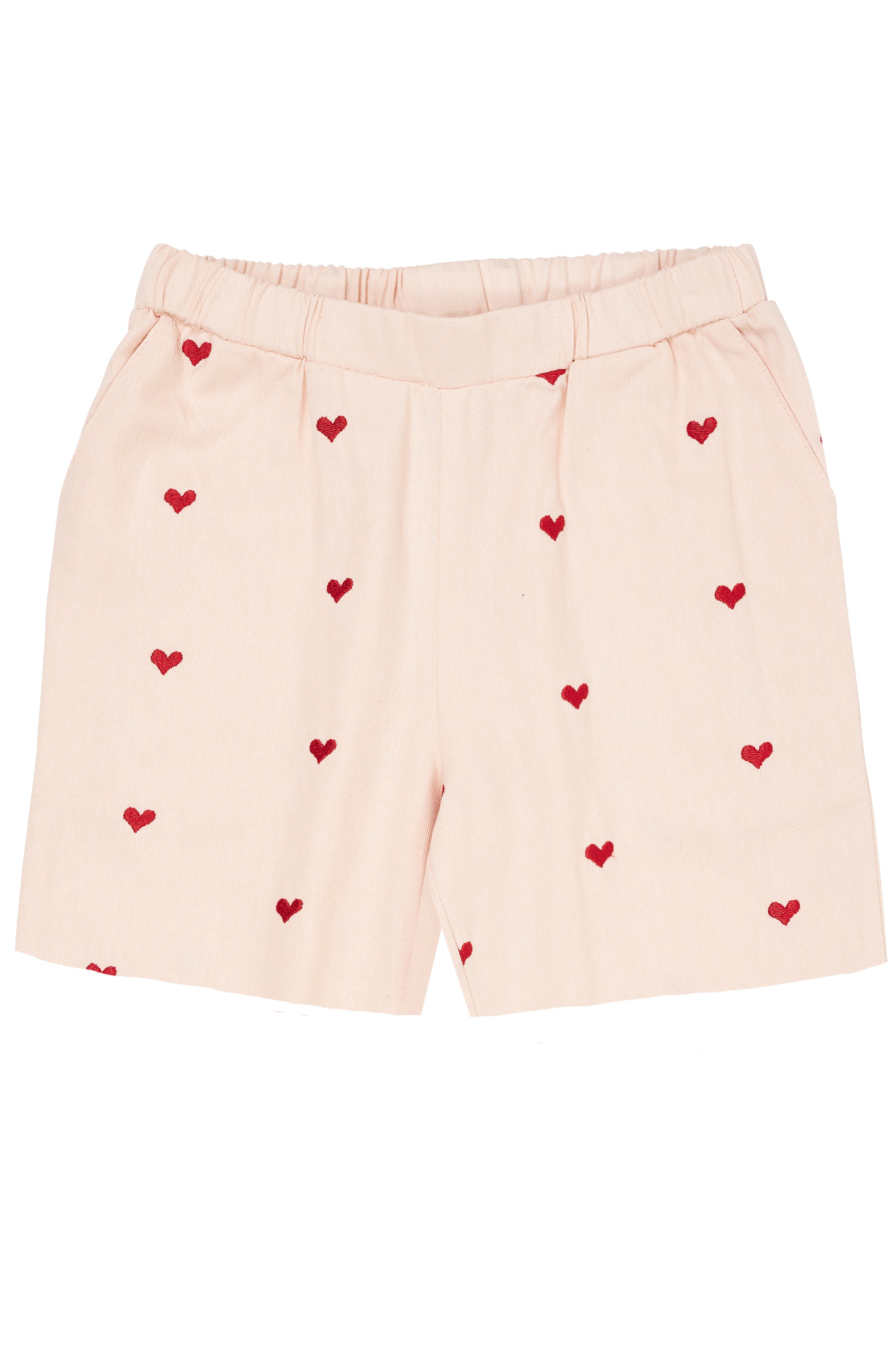 Copenhagen Colors Twill Hjerte Shorts Dusty Rose 80 Cm