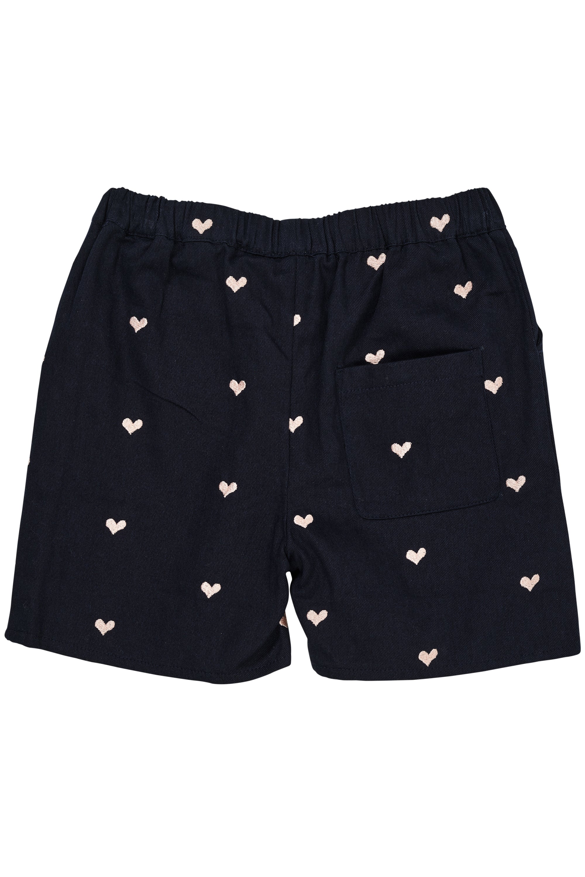 Copenhagen Colors Twill Hjerte Shorts Navy 80 Cm
